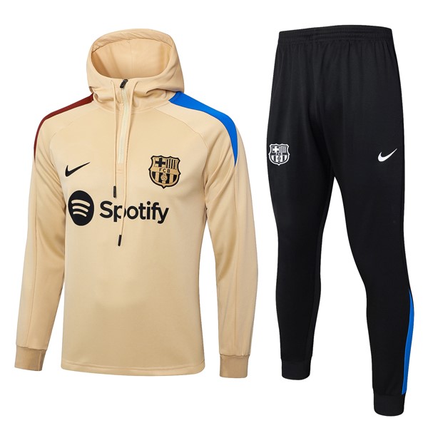 Sudadera Con Capucha Barcelona 2024 2025 Amarillo 3